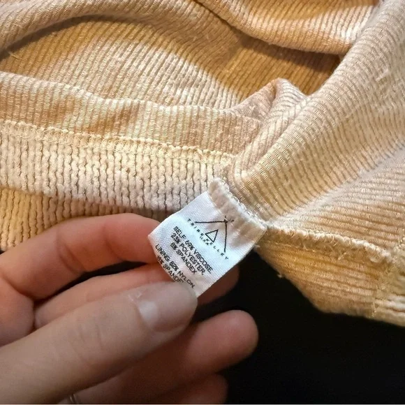 Tribe Kelley bohemian beachy low cut back Cream Sleeveless Dress - Picture 5 of 7